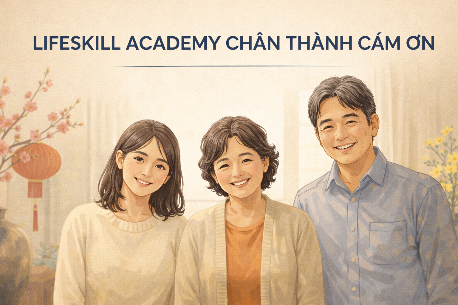 LIFESKILL ACADEMY CHÂN THÀNH CÁM ƠN
